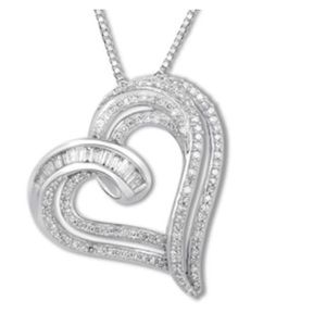 Kay Jewelers Diamond heart necklace